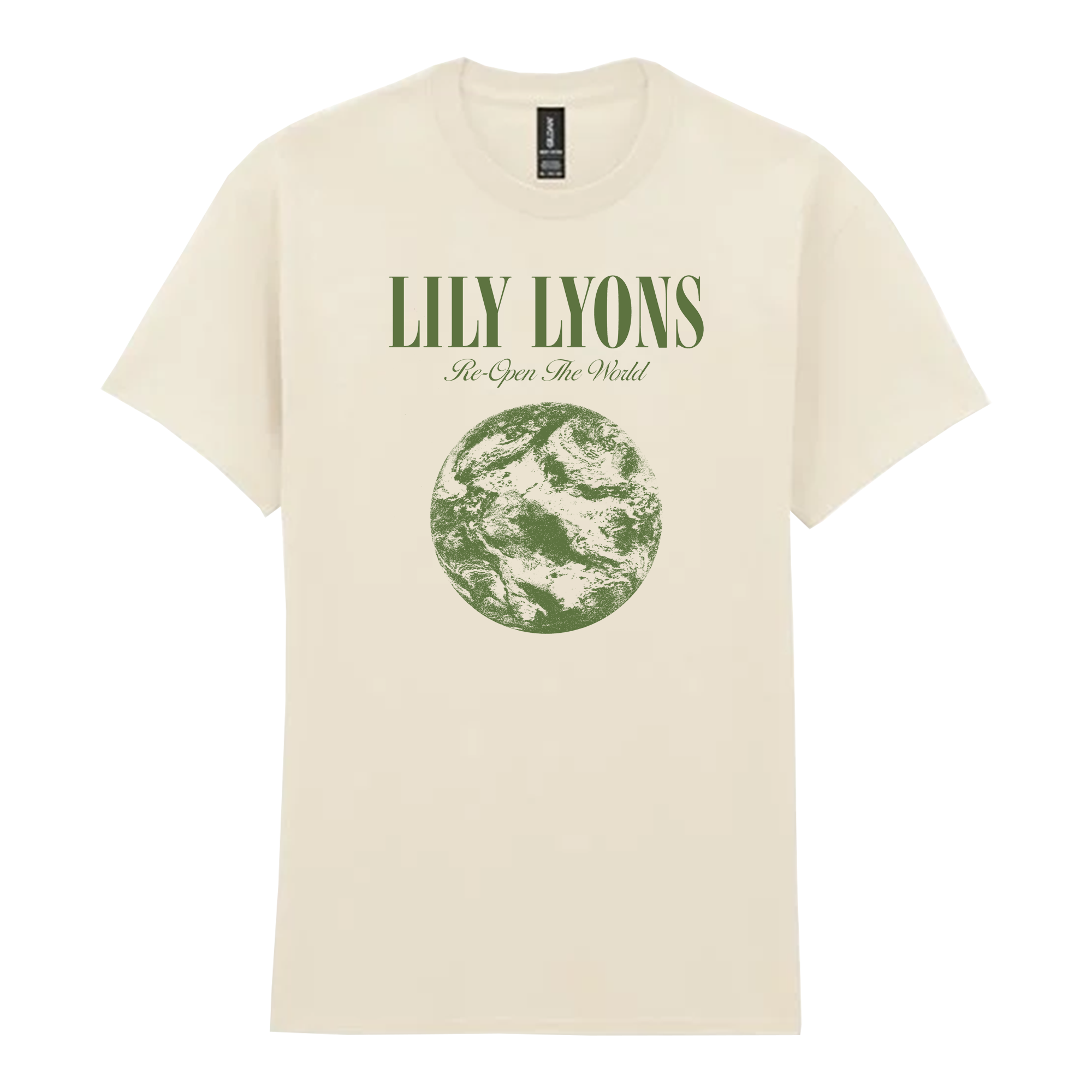 Lily Lyons - Re-Open The World - Natural Tee