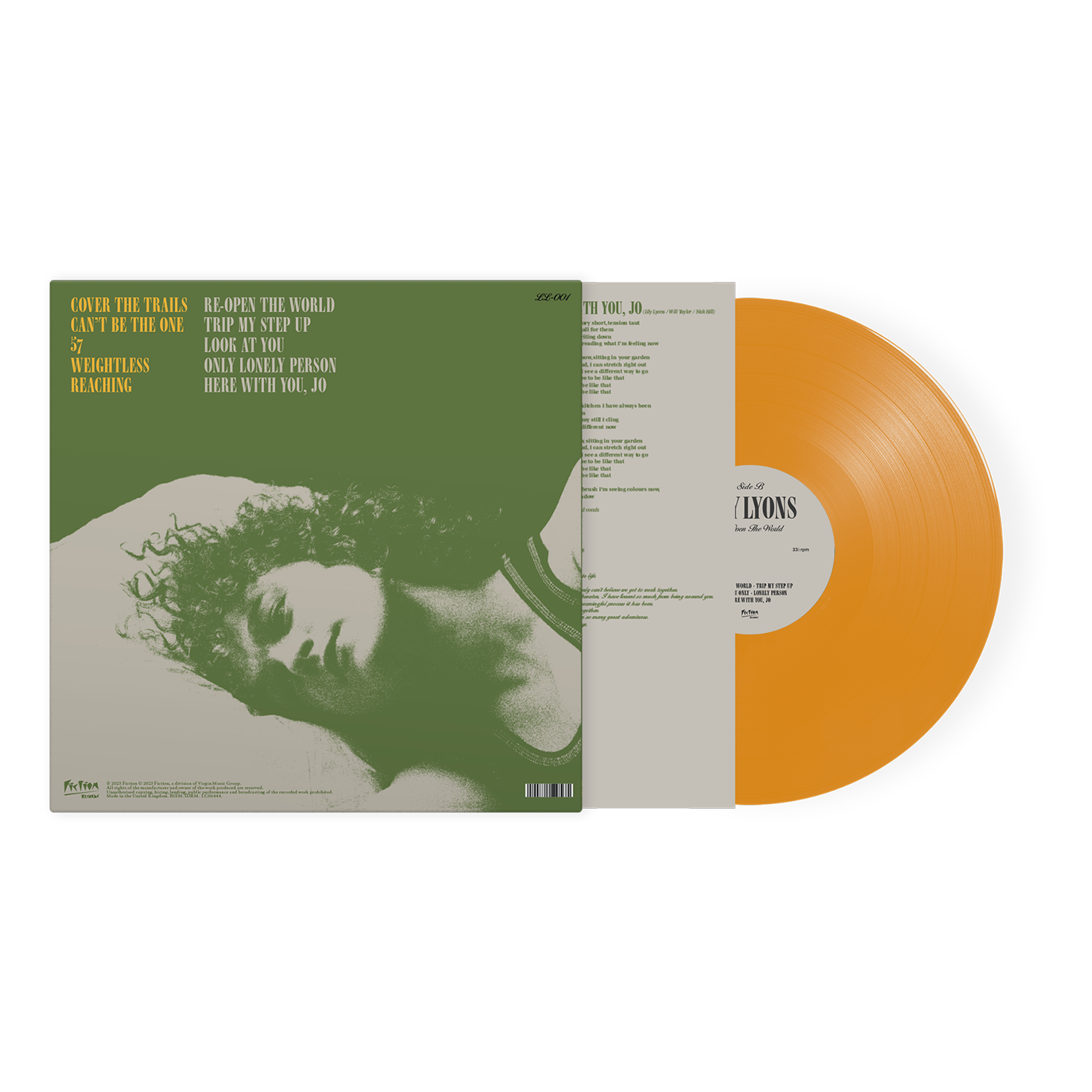Lily Lyons - Re-Open the World: Limited Orange Vinyl